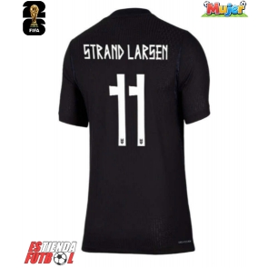 Noruega Jorgen Strand Larsen #11 Segunda Equipación Mujer Mundial 2026 Manga Corta